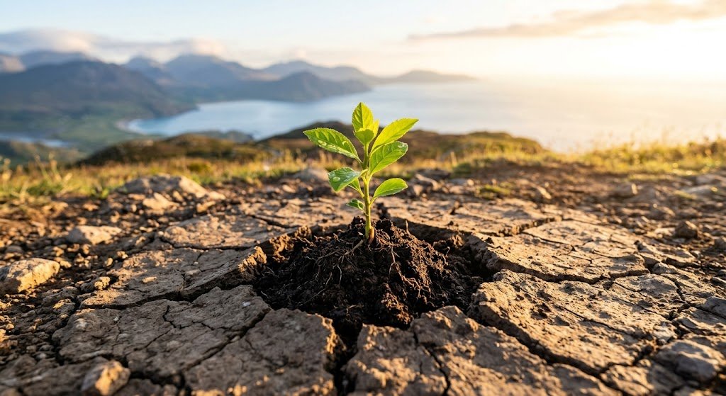 A person reflecting on the possibilities of personal transformation